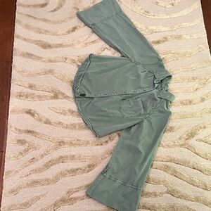 We the Free Green Bell Sleeve Jacket S